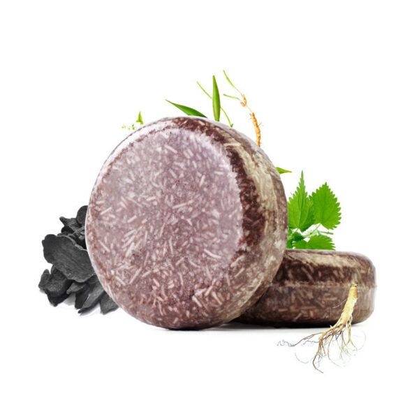 Savon Shampooing Solide au Ginseng & Polygonum – Sans Huile, Enrichi en Huiles Essentielles
